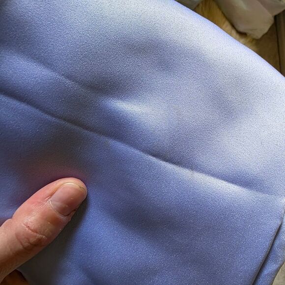 NWT Zara Light Purple/blue Satin Effect Wide Leg Pants Size Medium - Picture 12 of 12